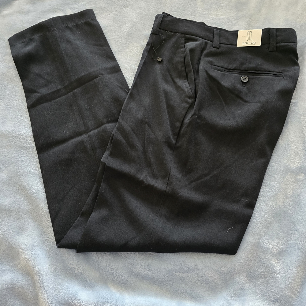 Men's Black Bogari Dress Pants